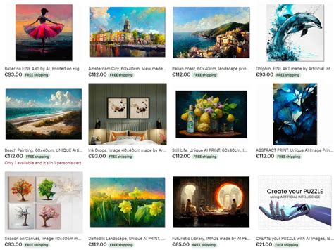 Can I Sell AI-Generated Art on Etsy? A Multi-Layered Discussion